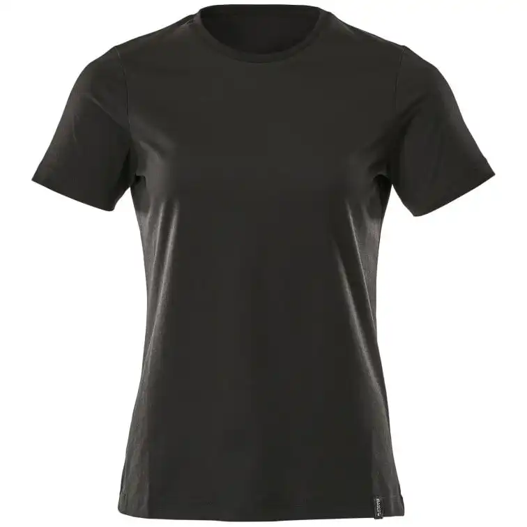 Damen T-Shirt "20192" Crossover in vollschwarz, M - Thumbnail 1