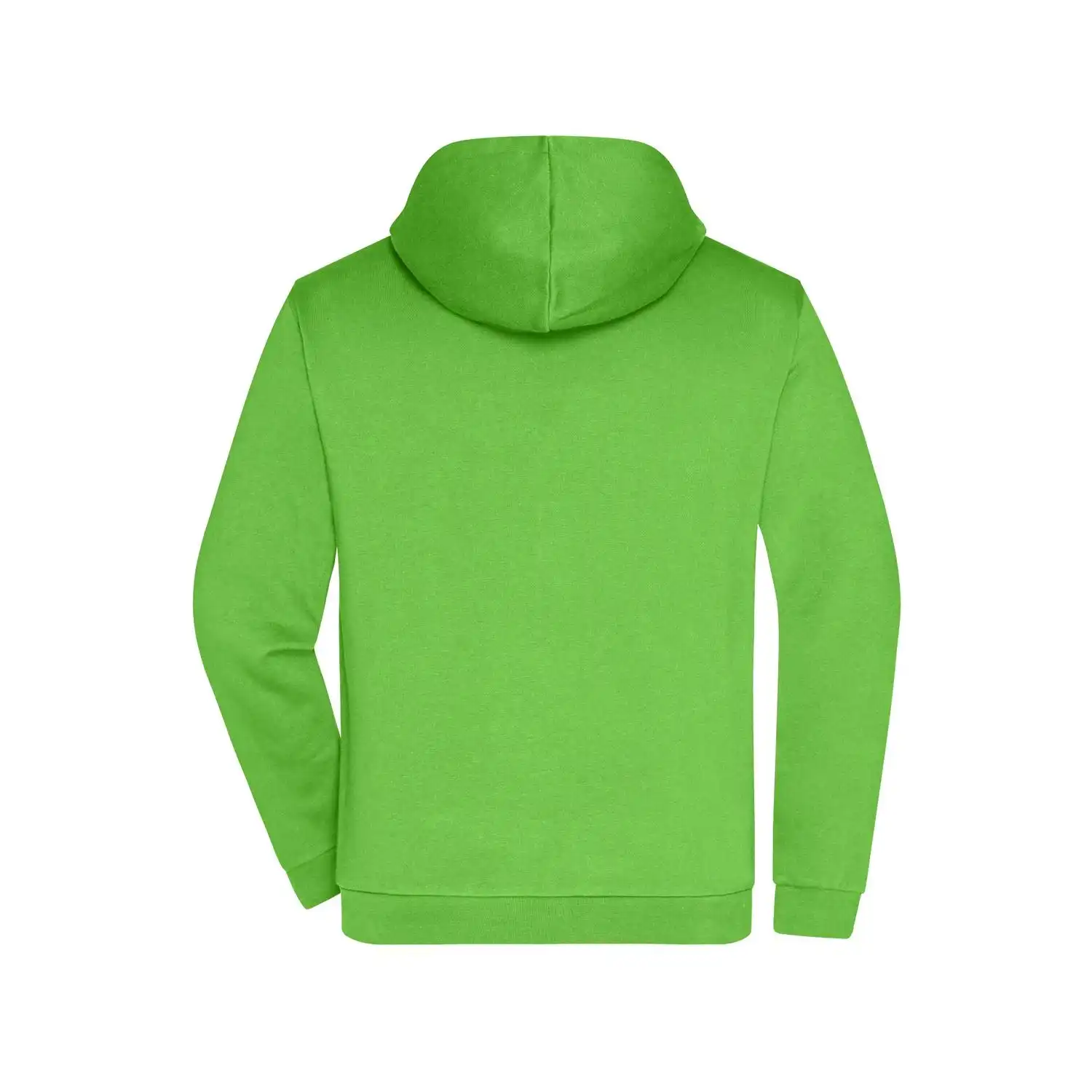 Men's Promo Zip Hoody in lime green, M - Thumbnail 4