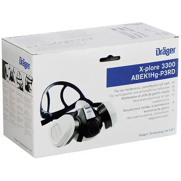 Atemschutzset ABEK1HgP3 R D X-plore 3300 Chemiearbeiterset in M - Thumbnail 2