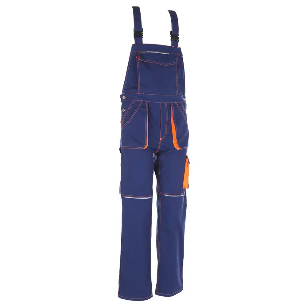 Latzhose "BASALT NEON" in marine, 42 - Bild 1