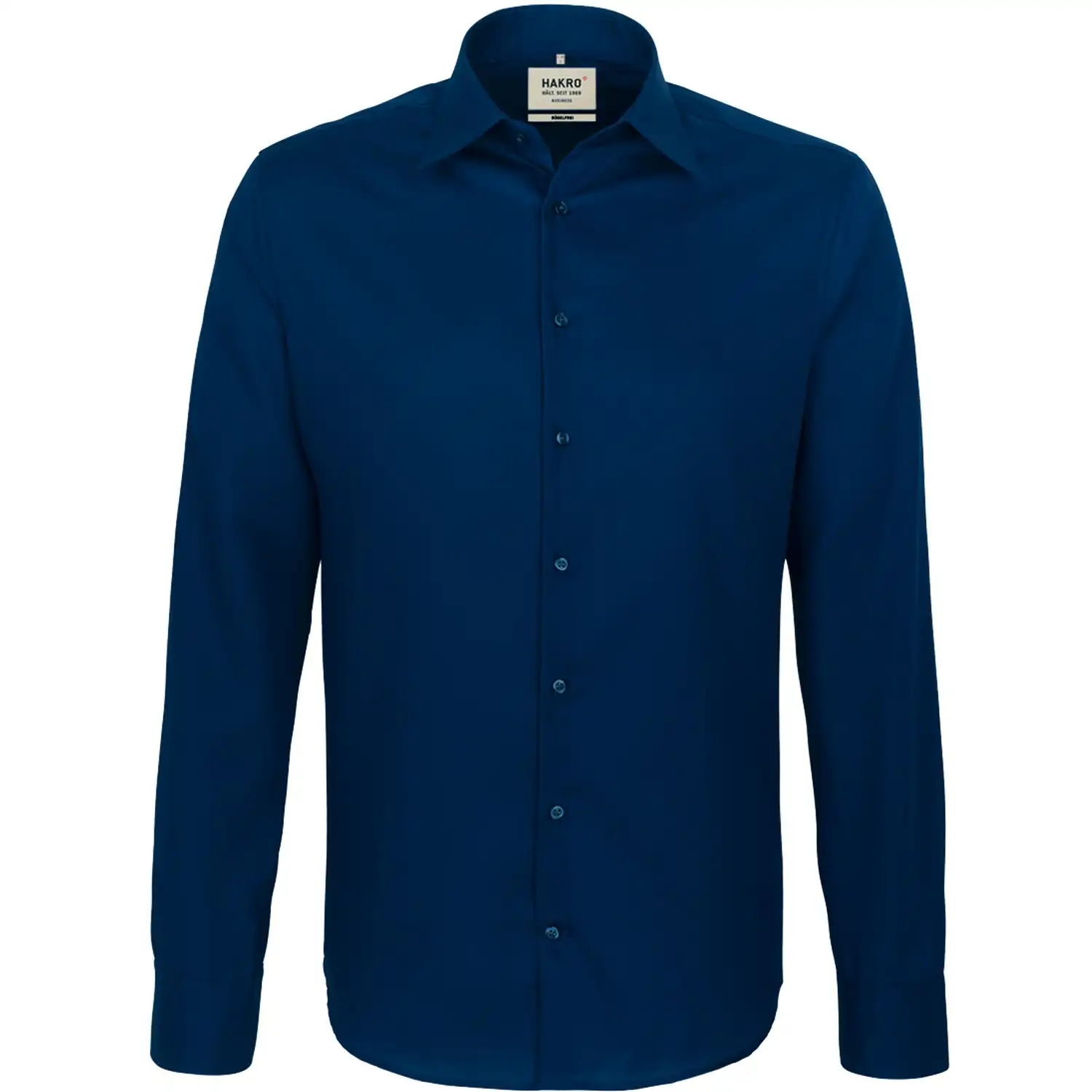 Hemd "BUSINESS" tailliert, langarm 105 in marine, XL - Bild 1