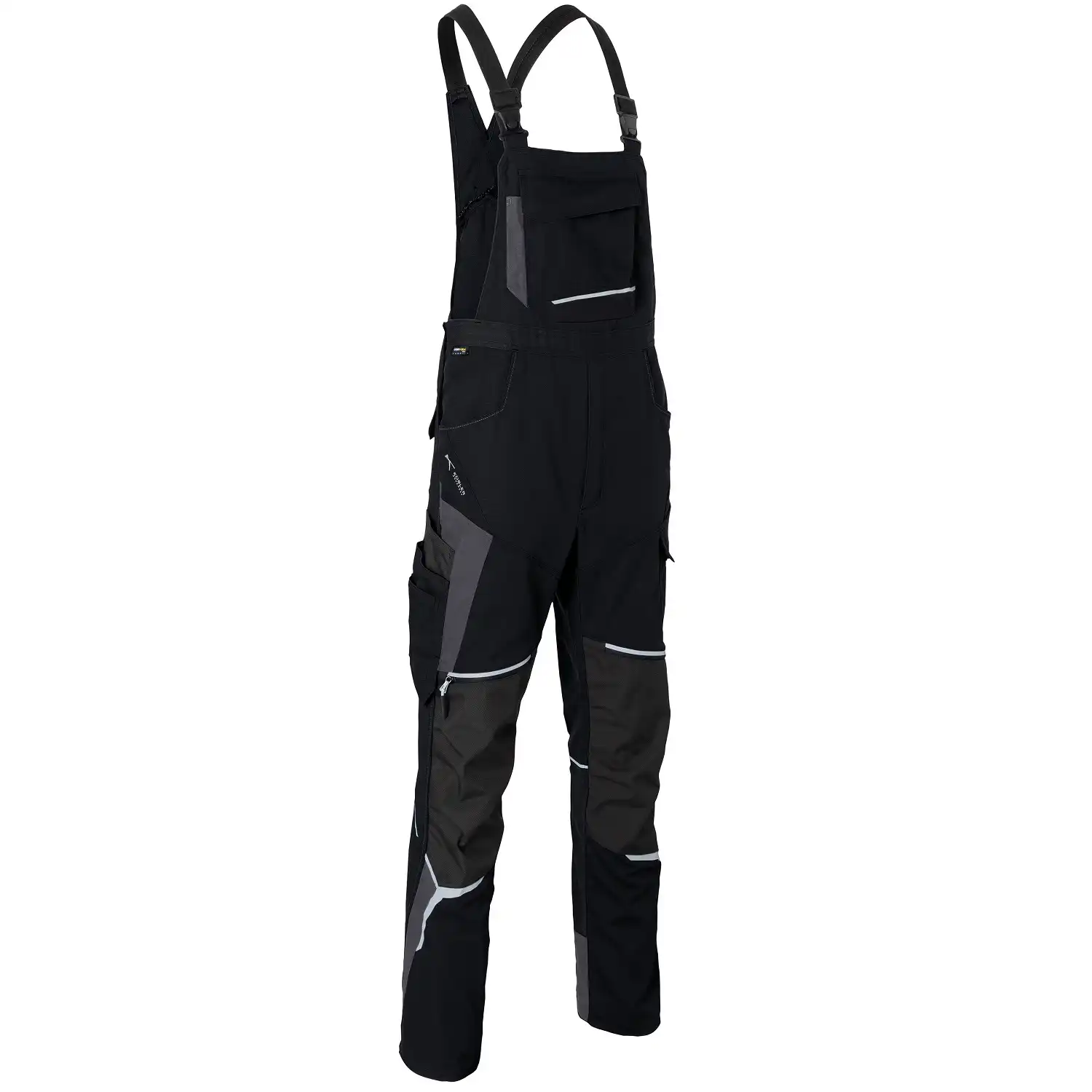 Latzhose BODYFORCE in anthrazit/schwarz, 102 - Thumbnail 1