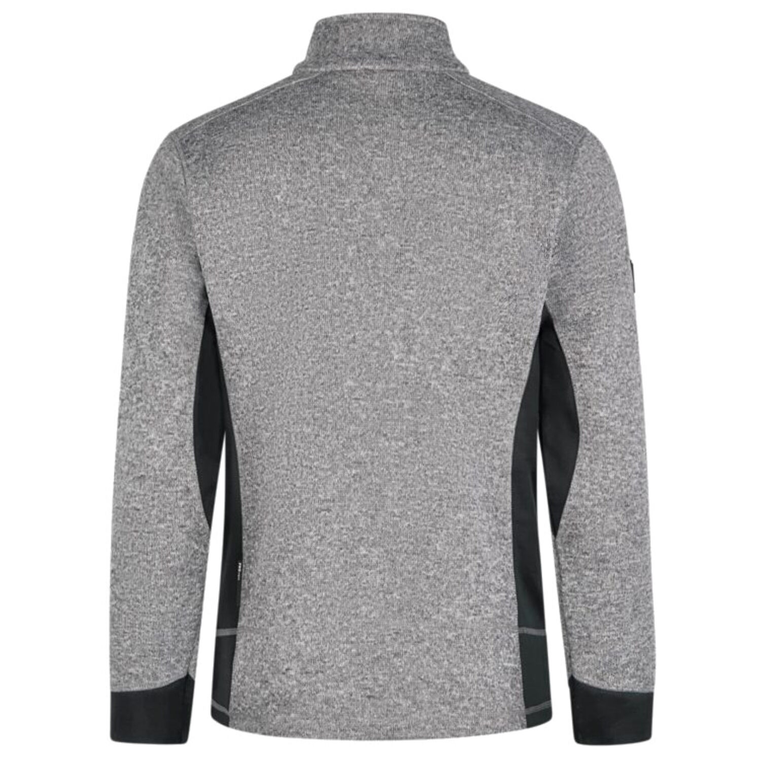 Strick-Fleece-Troyer "PATRICK" in grau/schwarz, XXL - Thumbnail 2