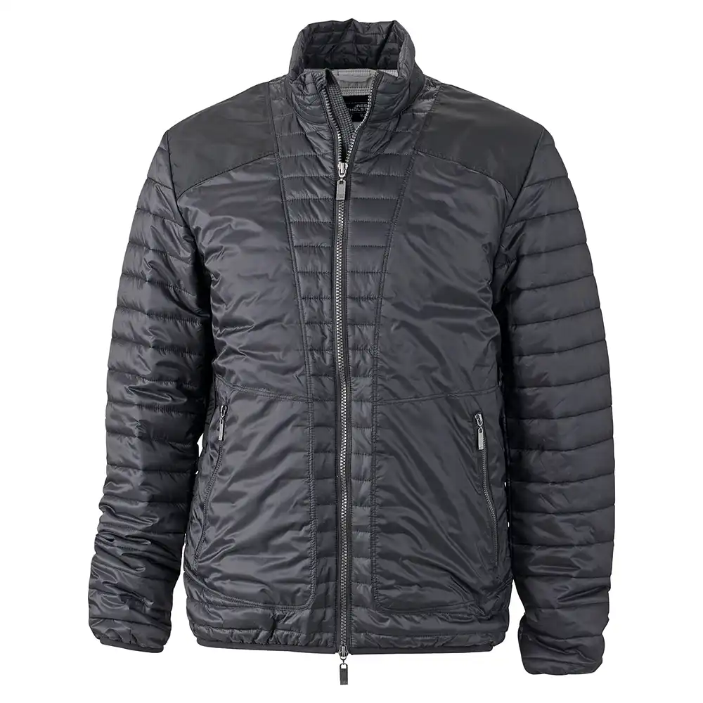 Steppjacke "JN1112" in black/silver, 3XL - Thumbnail 1