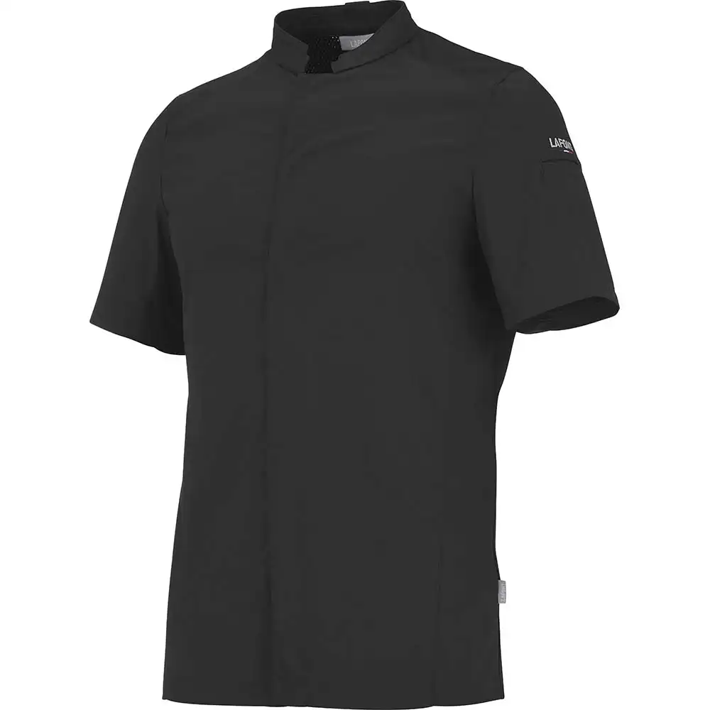 Kochhemd "MARJORAM" in schwarz, L - Thumbnail 2