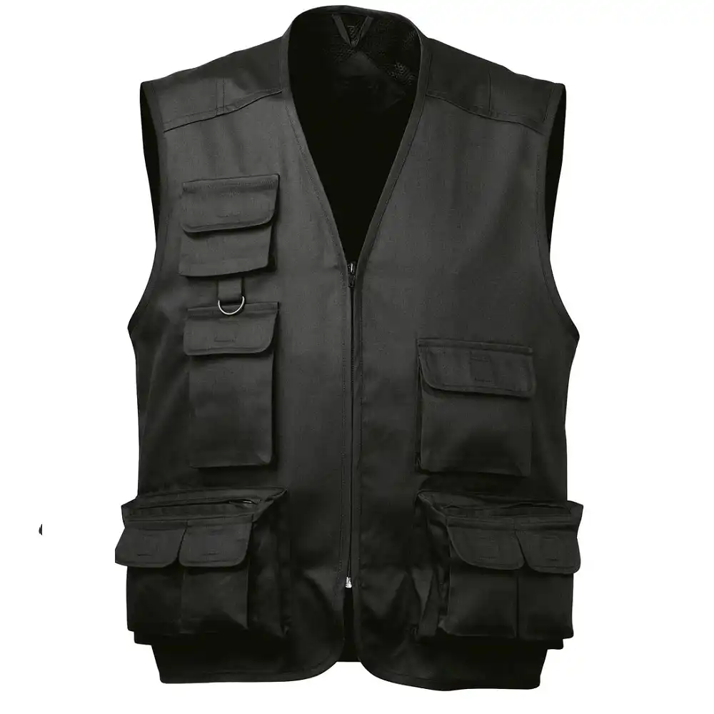 Allround Arbeitsweste in schwarz, S - Thumbnail 1