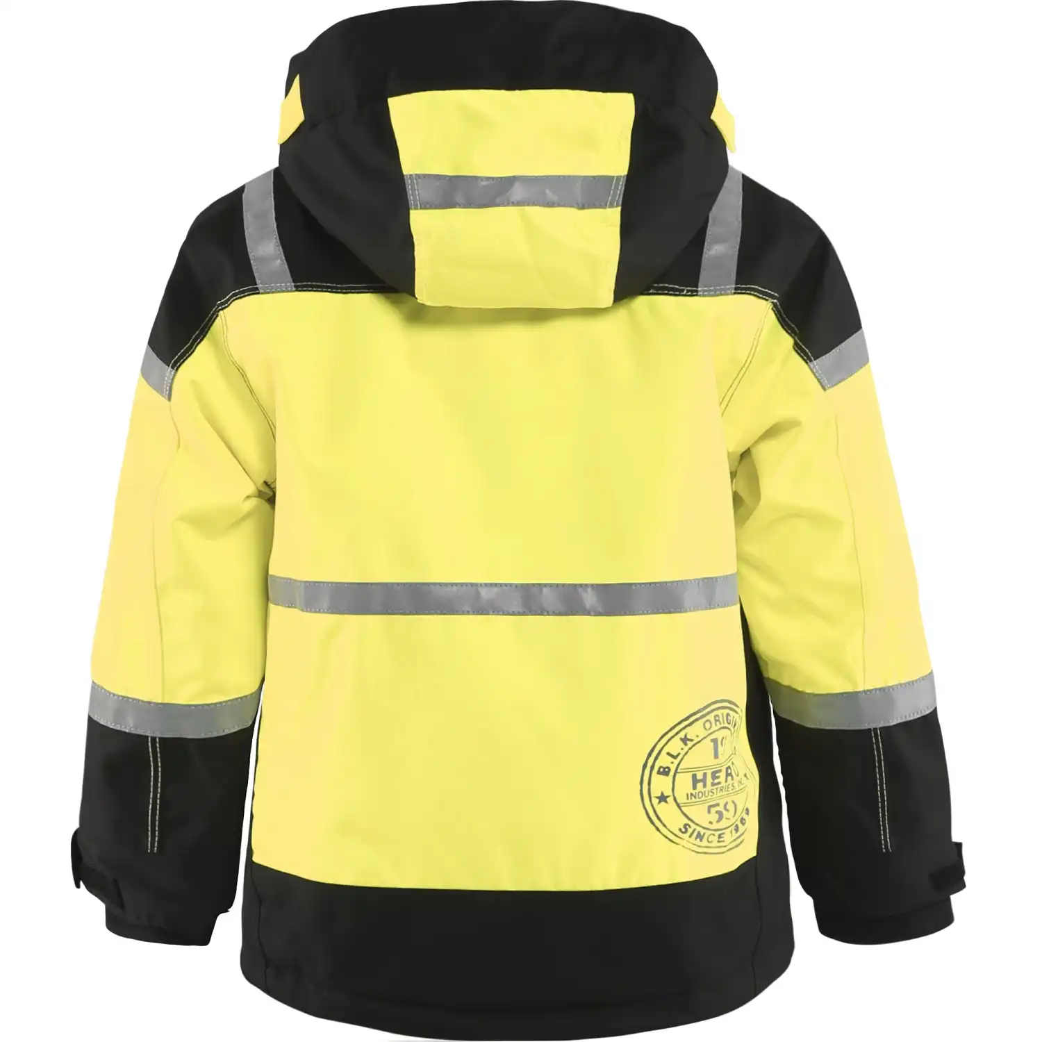 Kinder Winterjacke "4858" schwarz/gelb in 152 - Thumbnail 2