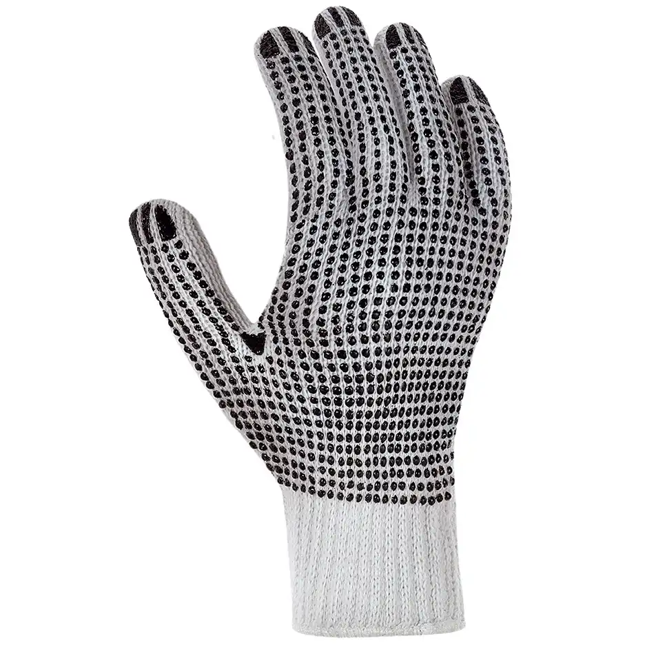 Grobstrick-Arbeitshandschuhe beidseitige PVC-Noppen "1935" in 9 (L) - Thumbnail 2