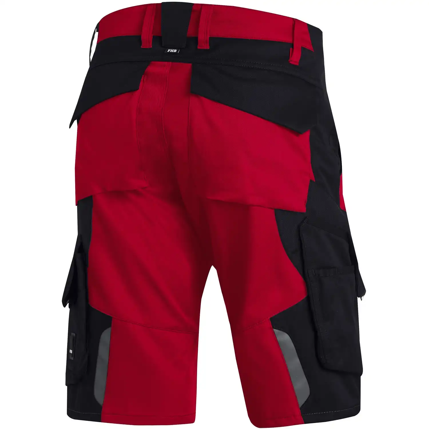 Arbeitsshorts "WULF" in rot/schwarz, 52 - Thumbnail 2