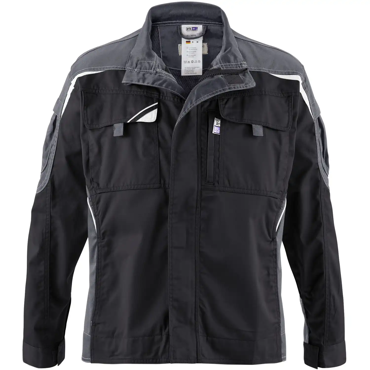 Blousonjacke "BESTWORK NEW" in schwarz/grau, XXL - Thumbnail 1