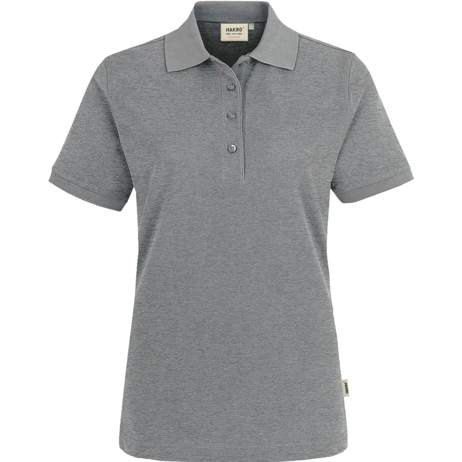 Damen Polo-Shirt "PERFORMANCE" 216 in grau-meliert, L - Bild 1