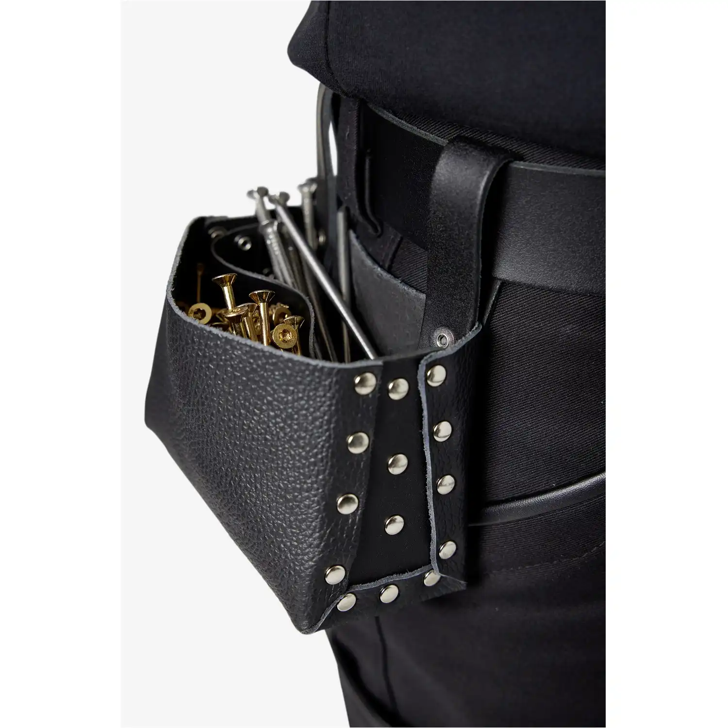 Nageltasche doppelt genietet "ARMIN" schwarz - Thumbnail 4