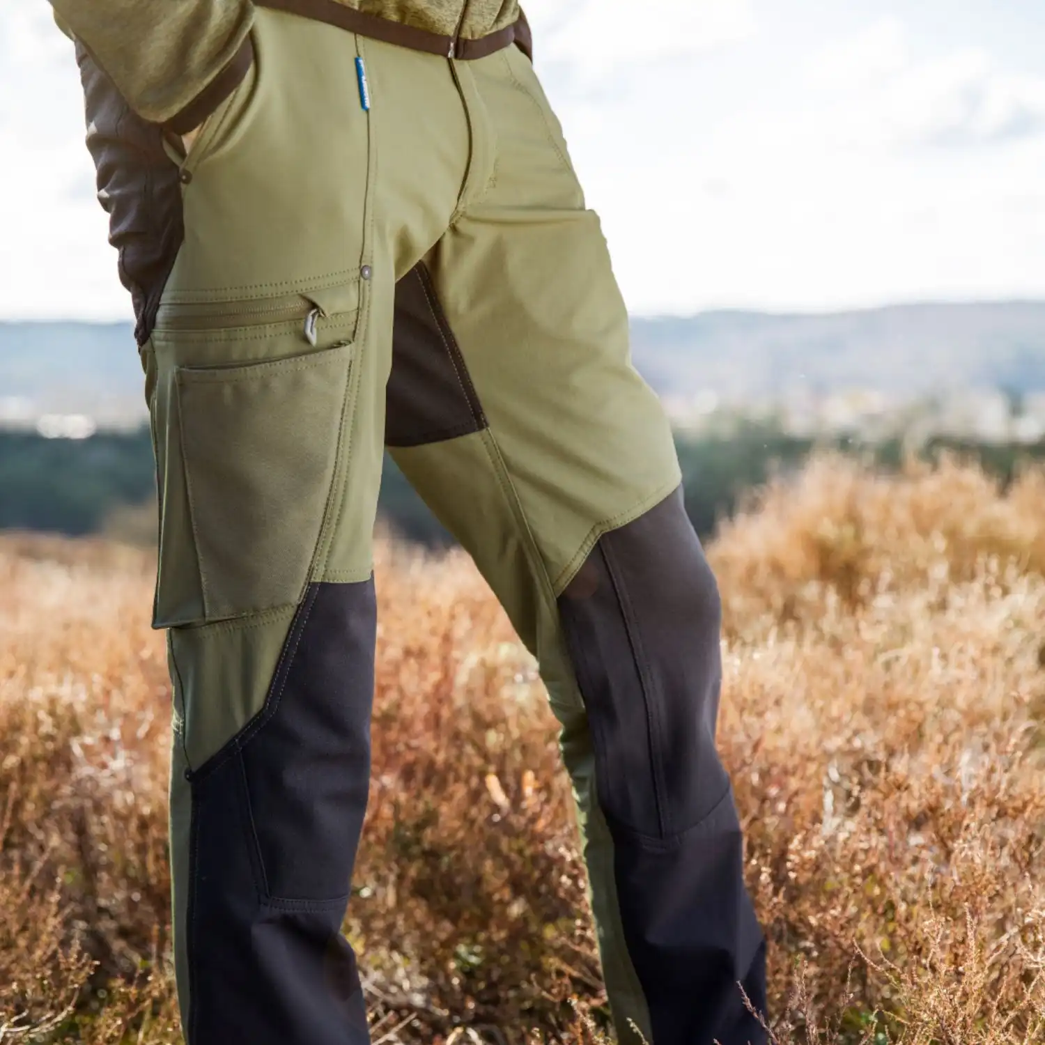 Stretch Funktionshose "ADVANCED" in moosgrün, 76C42 - Thumbnail 5