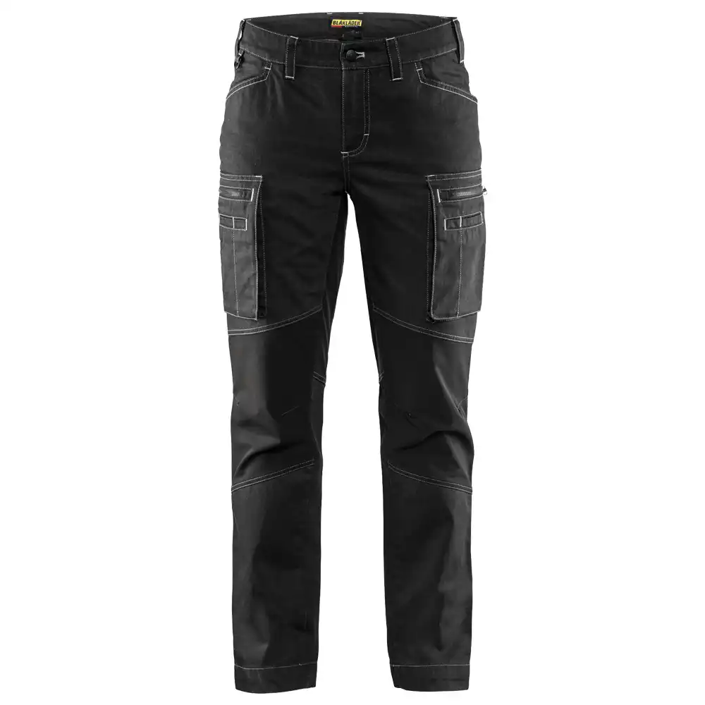 Damen Jeans Stretch Servicehose "7159" in schwarz, 34 - Thumbnail 1