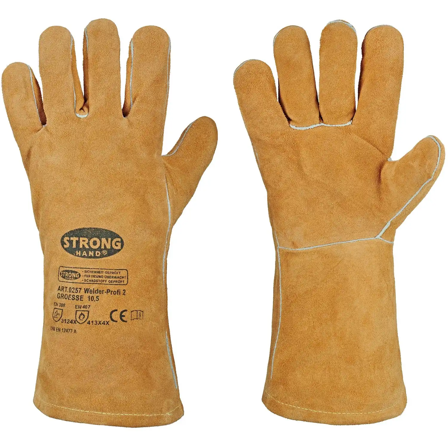 Schweisser-Schutzhandschuhe "Welder-Profi® 2" in 10 (XL) - Bild 1