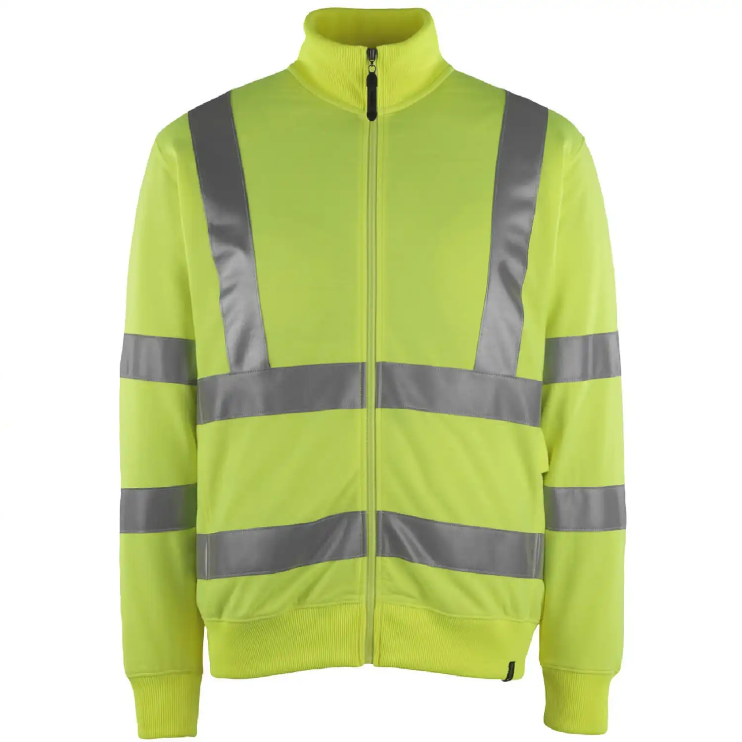 Warnschutz Sweatjacke "MARINGA" Safe Classic in flourgelb, XL - Bild 1