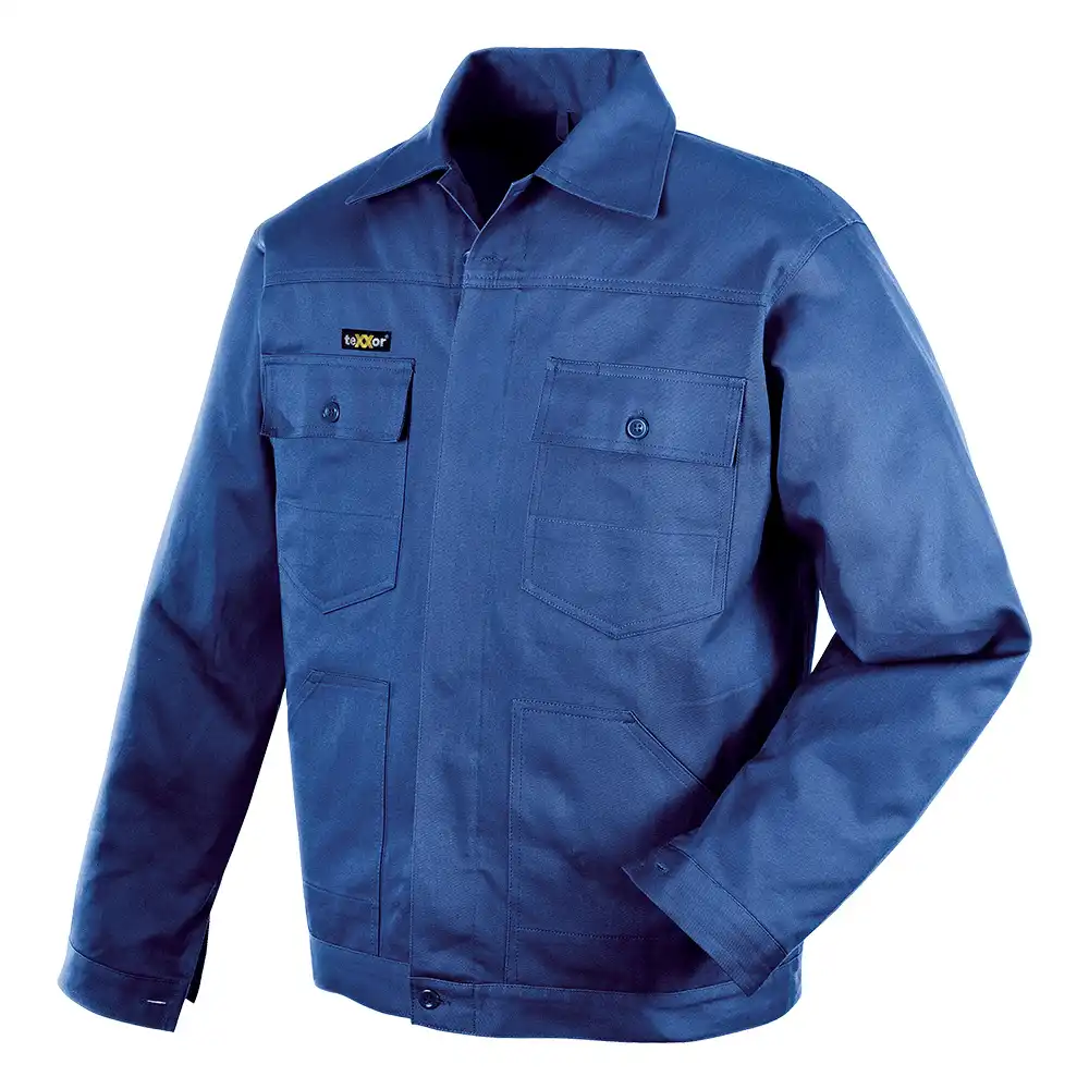 Bundjacke "BASIC" Baumwolle 290g/m² in kornblau, L - Bild 1