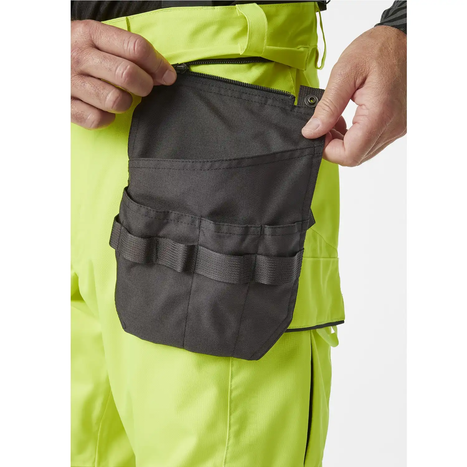 Warnschutz Winter-Handwerkerhose "ALNA 2.0" in gelb/schwarz, C48 - Thumbnail 4