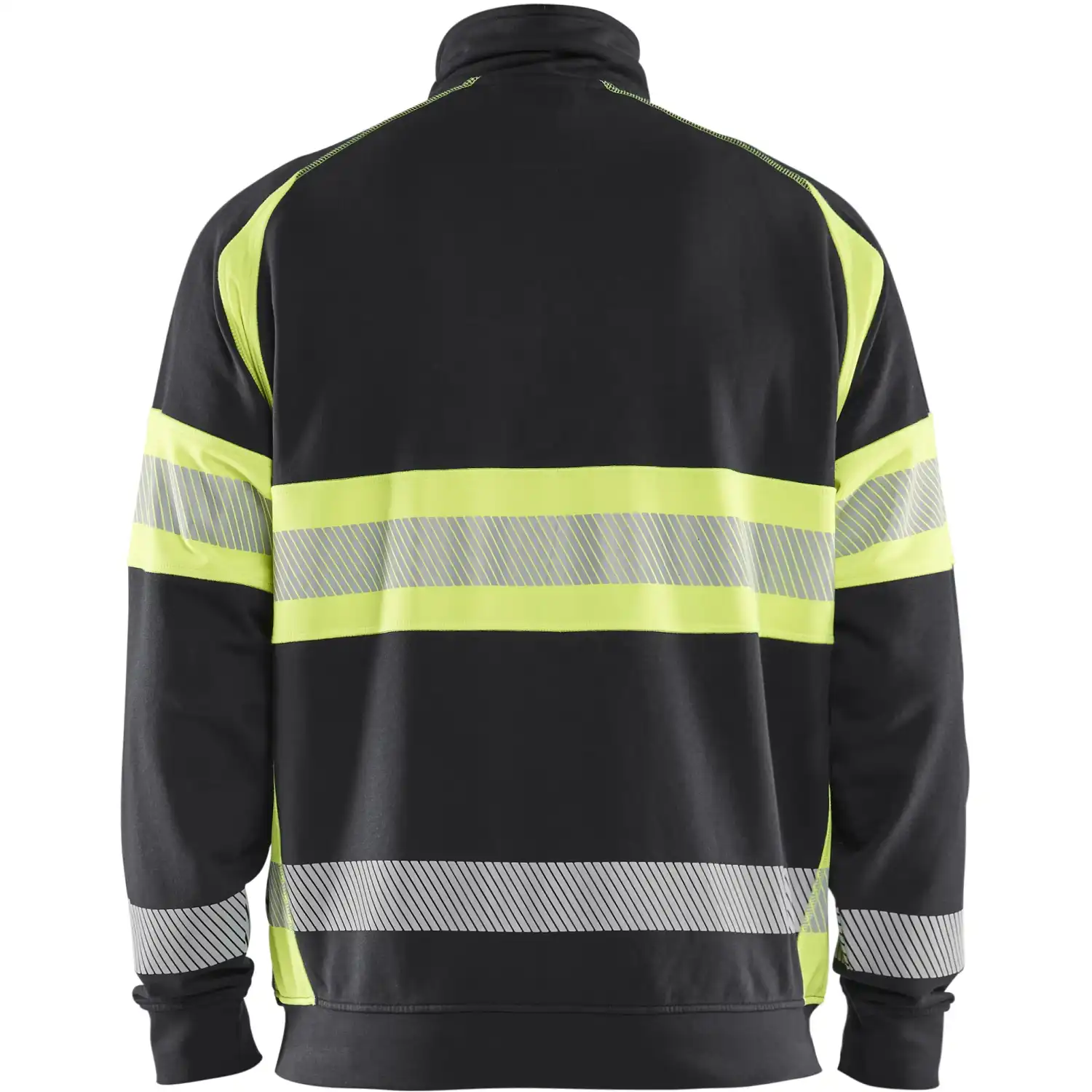 Warnschutz Sweatjacke Kl. 1 "3551" in schwarz/gelb, 3XL - Thumbnail 2