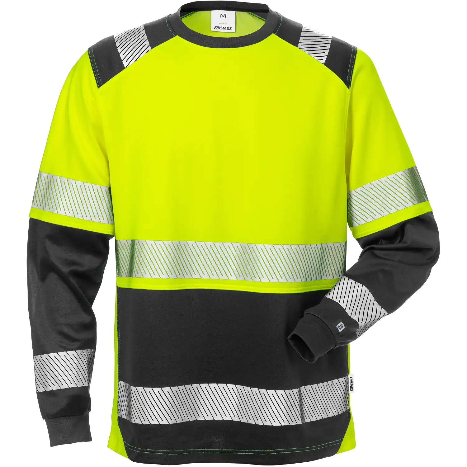 Warnschutz Langarmshirt "7457 THV" Stiby in gelb/schwarz, XS - Thumbnail 1