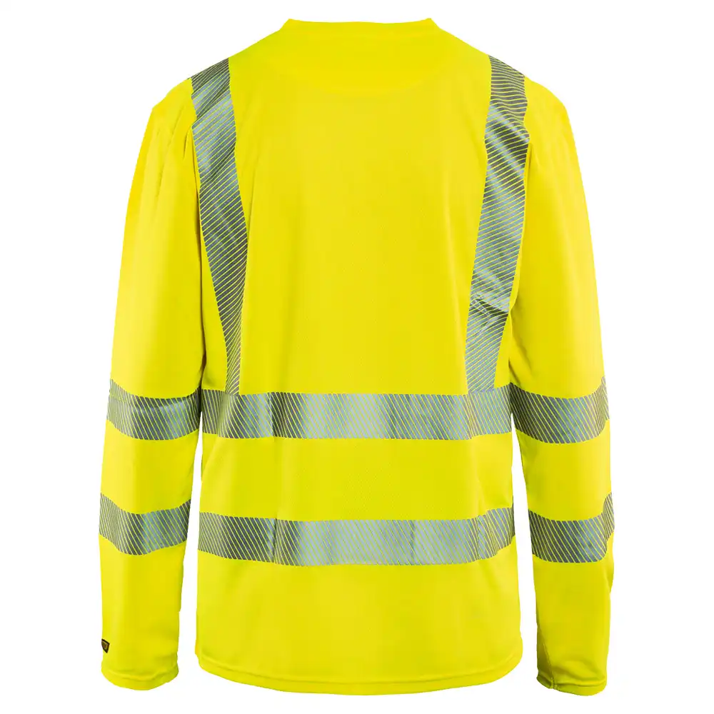 Warnschutz Langarm-Shirt "3385" UV-Schutz in gelb, 3XL - Thumbnail 2