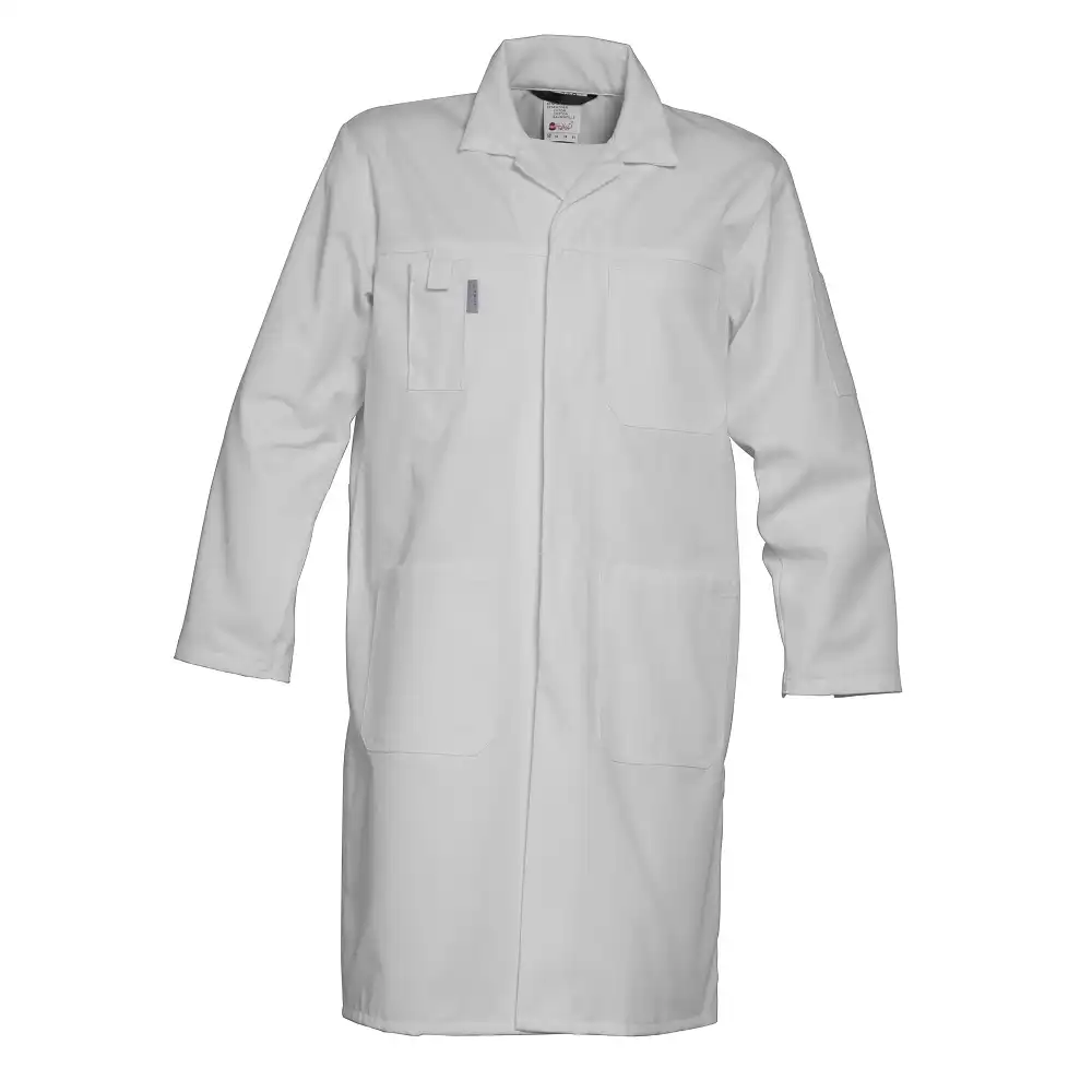 Berufsmantel "4023" Basic in 48, Weiß - Thumbnail 1