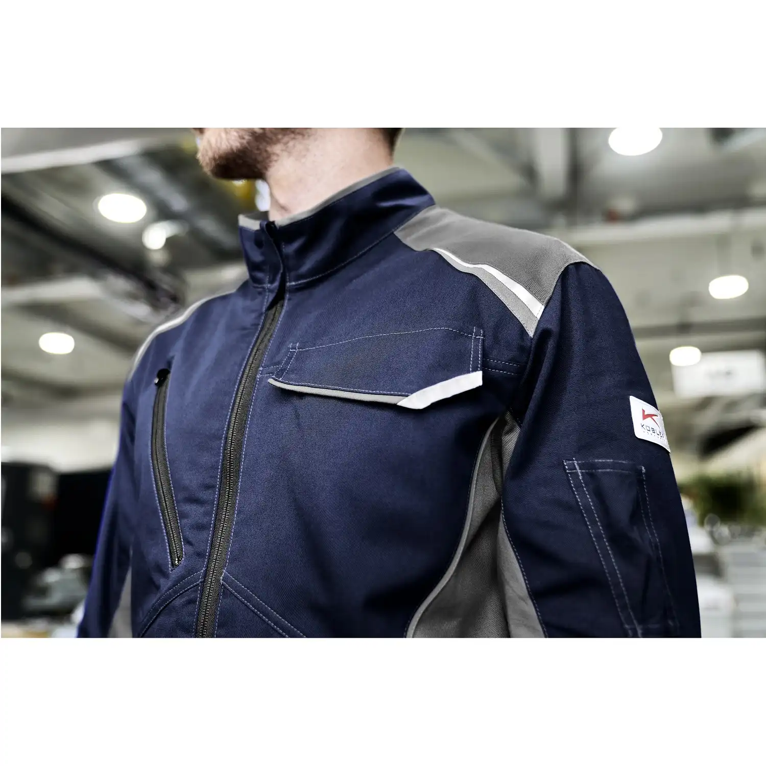 Bundjacke "ICONIQ" in dunkelblau/anthrazit, S - Thumbnail 2