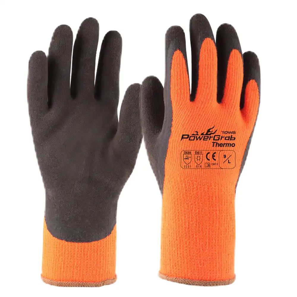 Winter-Arbeitshandschuhe "PowerGrab Thermo" orange in 11 (XXL) - Bild 1