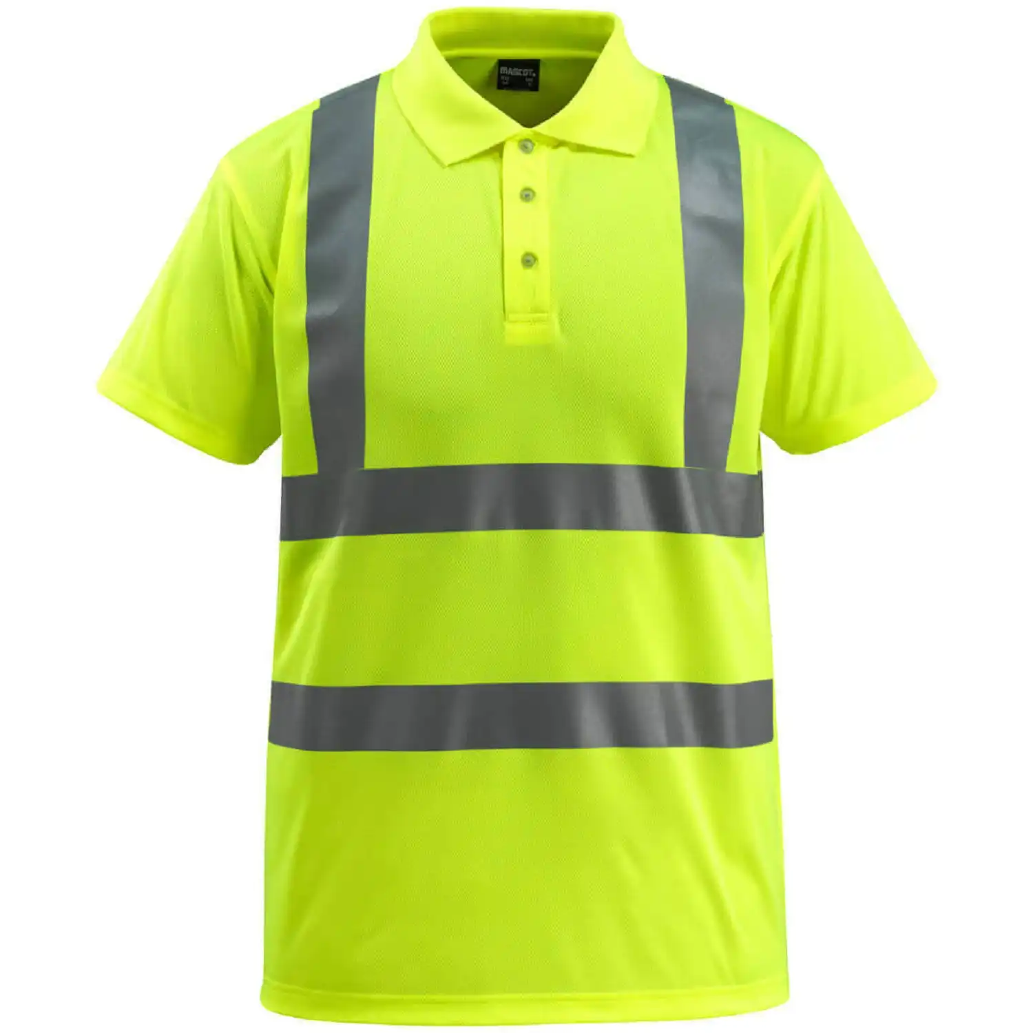 Warnschutz Polo-Shirt "BOWEN" Safe Light in flourgelb, XXL - Bild 1