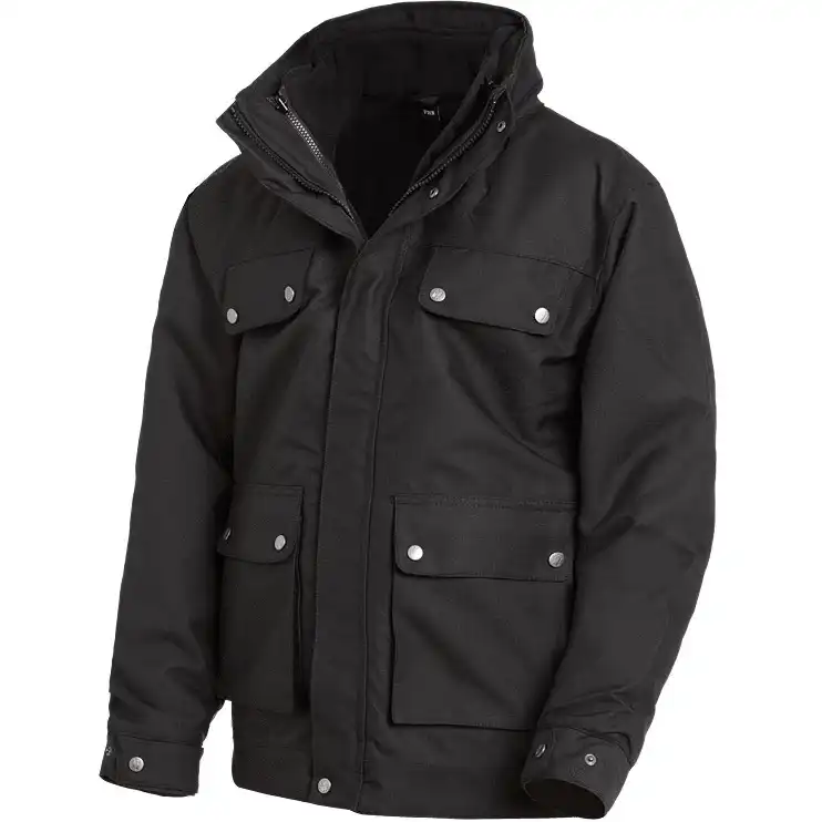 Winterjacke "MATTHIAS" 2-in-1 schwarz in XXL - Thumbnail 1