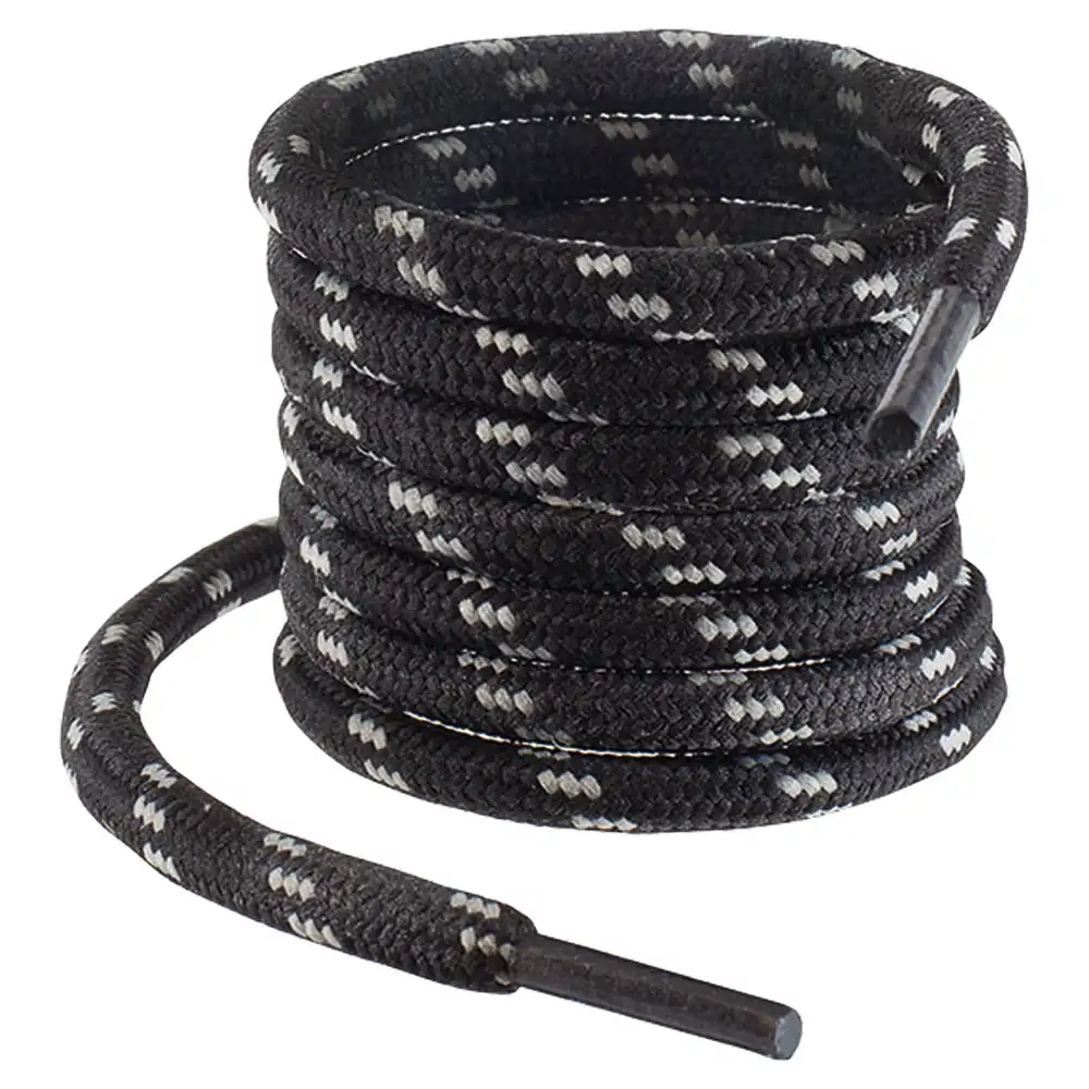 Schnürsenkel schwarz/grau in 100 - Thumbnail 1