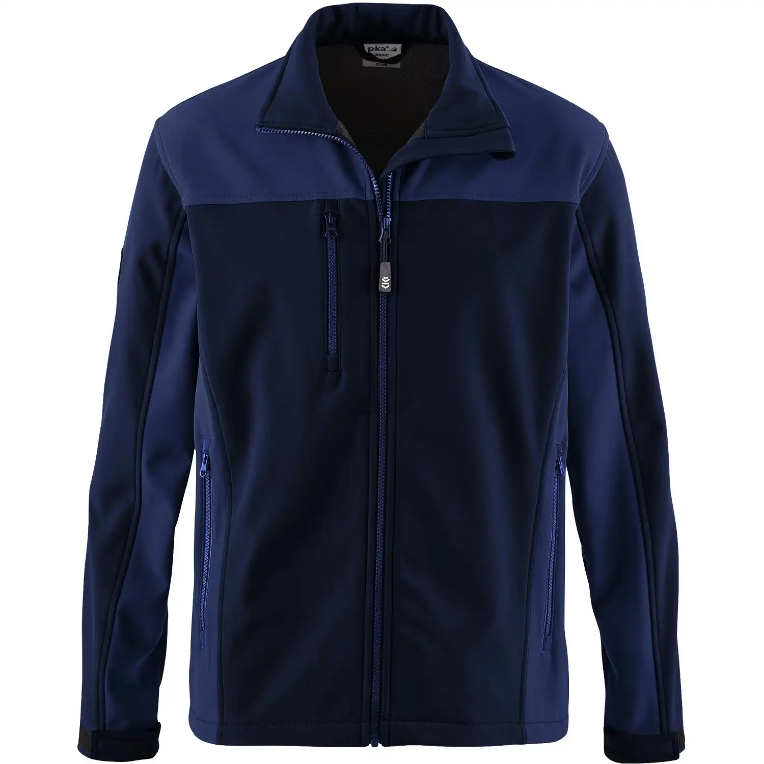 Softshelljacke "BASIC" in hydronblau/kornblau, L - Thumbnail 1