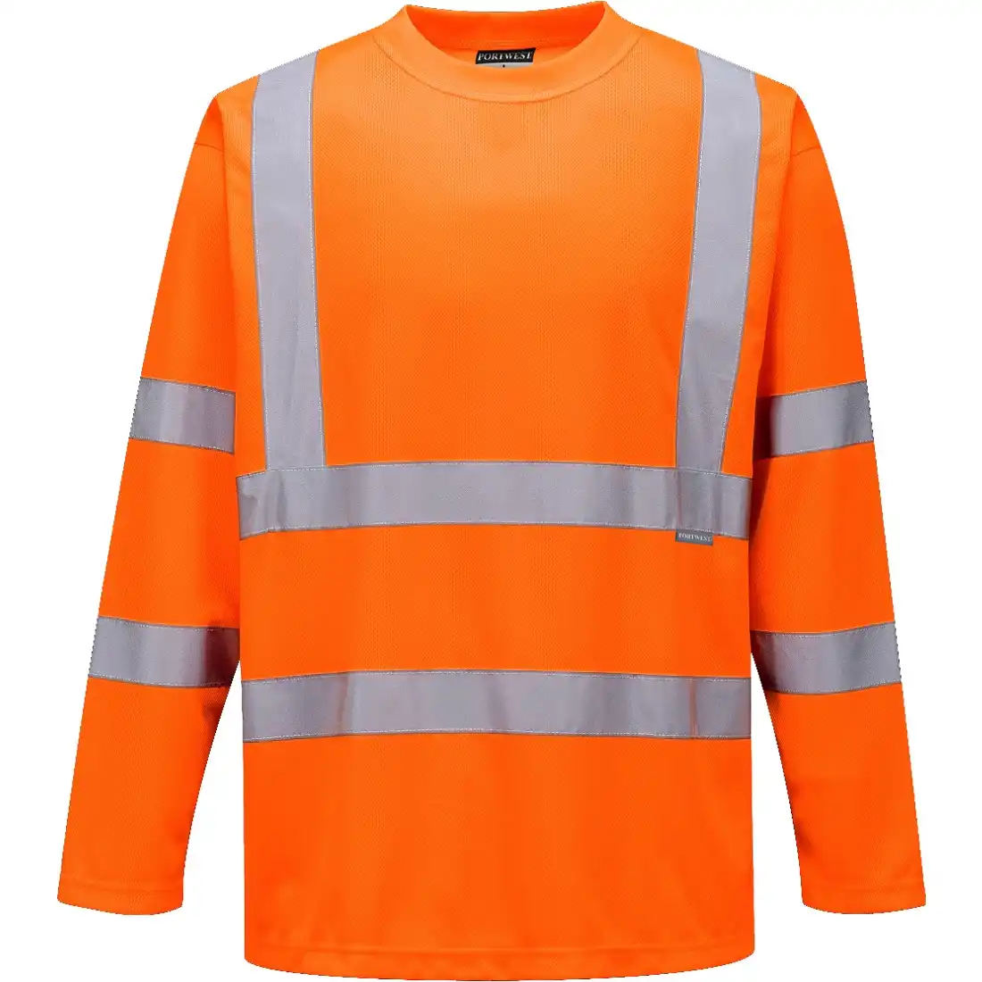 Warnschutz Langarmshirt "S178" in Orange, XL - Bild 1