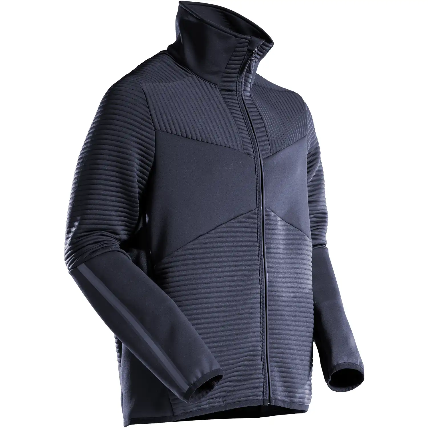 Fleecejacke "22503-681" Customized in schwarzblau, XXL - Bild 1