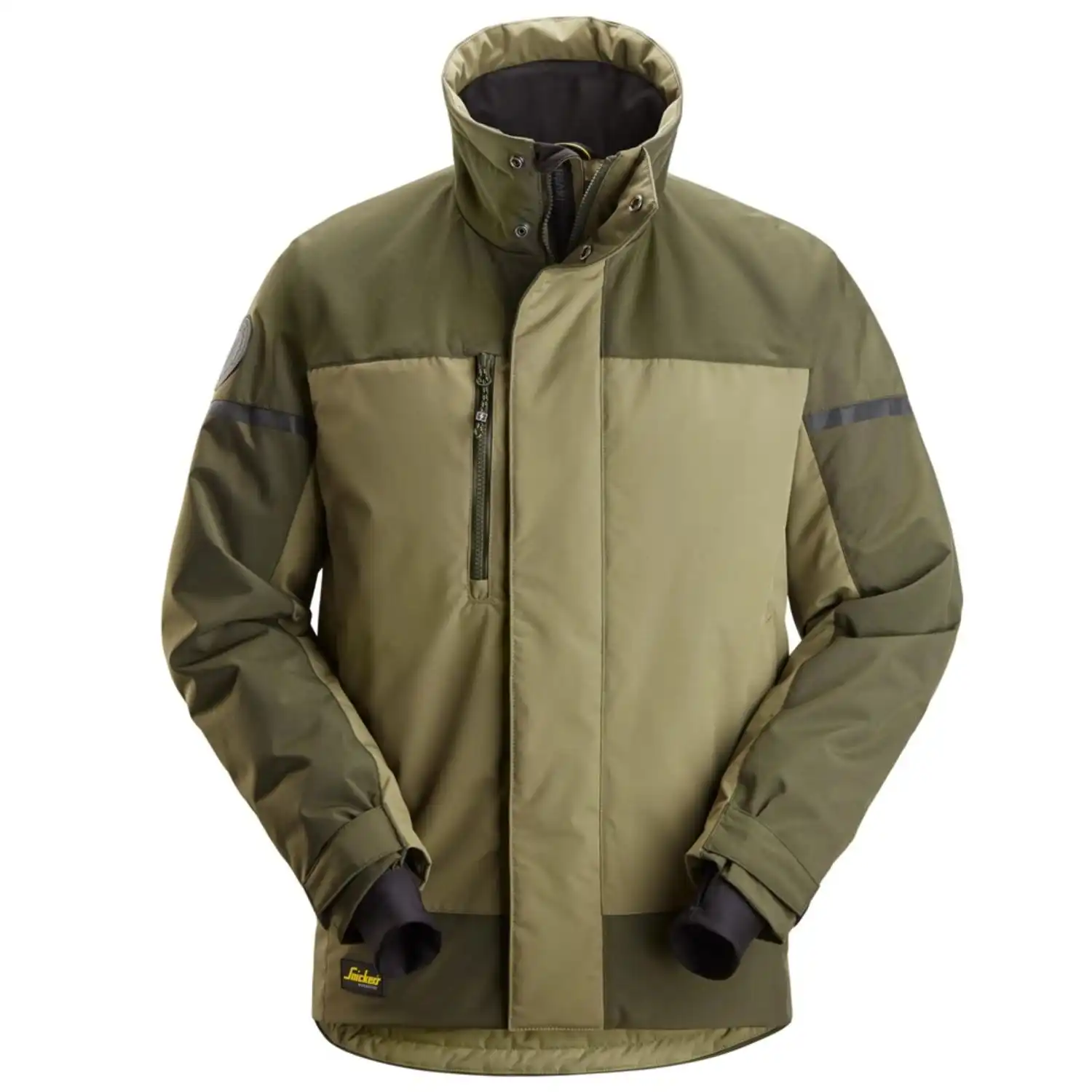 Arbeitsjacke "1106" AllroundWork in khaki, L - Thumbnail 1
