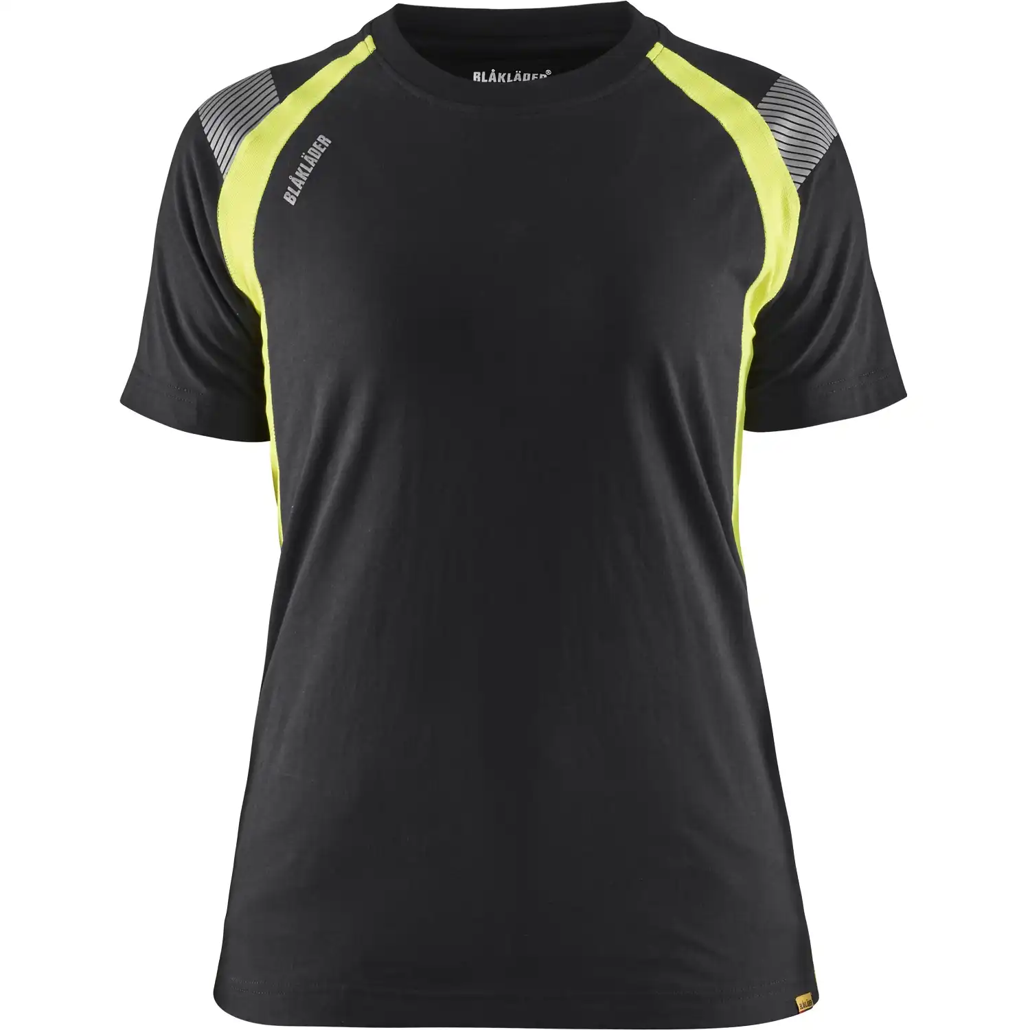 Damen T-Shirt "3402" in schwarz/gelb, M - Thumbnail 1