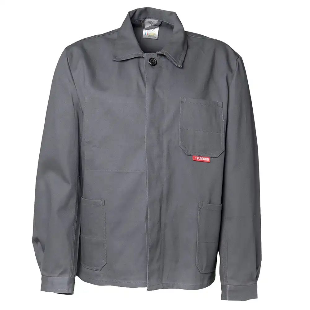 Arbeitsjacke "BW 290" 100% Baumwolle  in grau, 42 - Bild 1