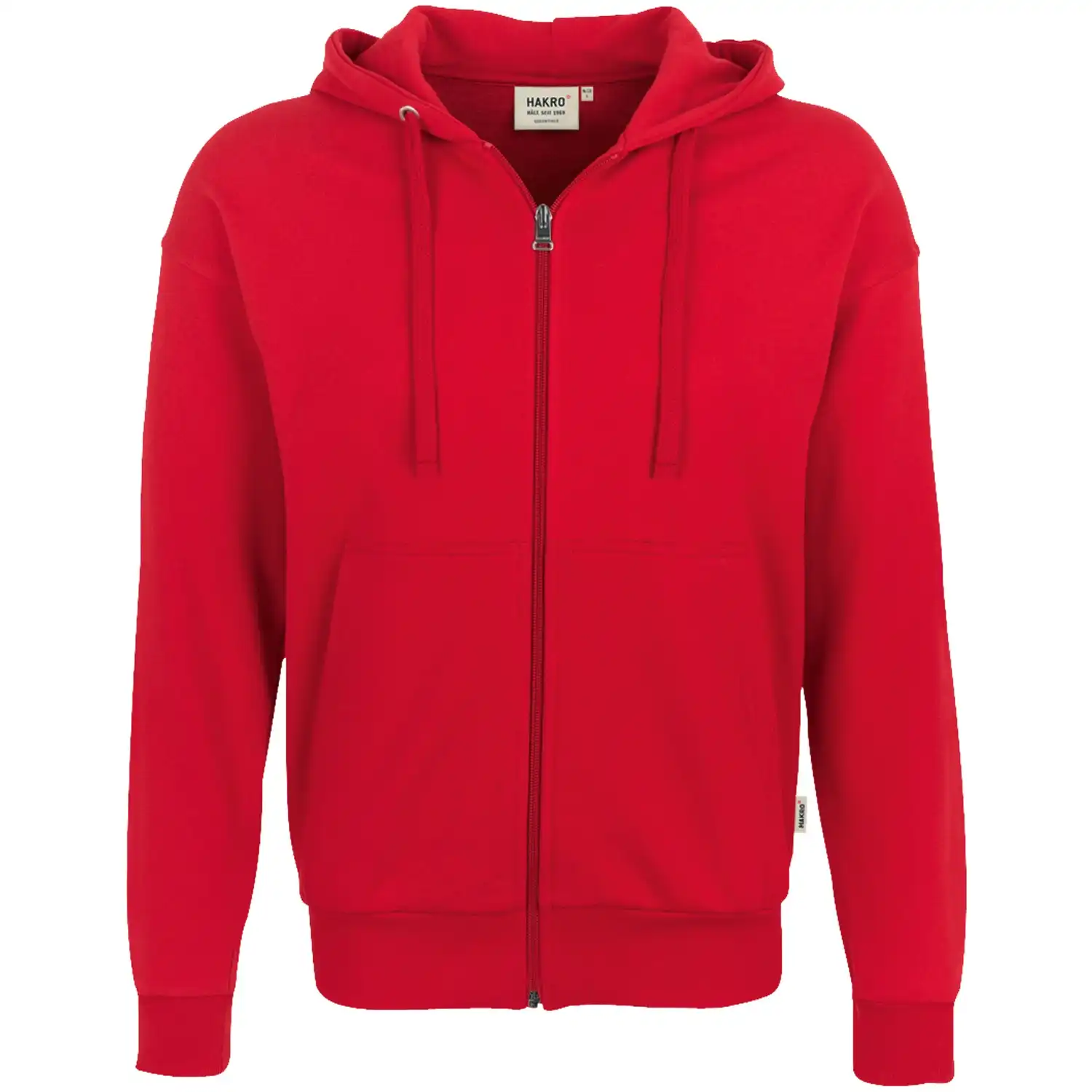 Kapuzen-Sweatjacke "PREMIUM" 300g/m² in Rot, L - Bild 1