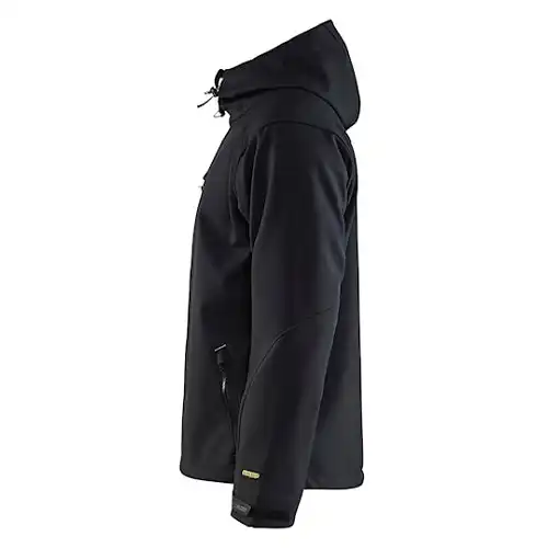 Softshelljacke "4949" in schwarz/silber, 3XL - Thumbnail 3