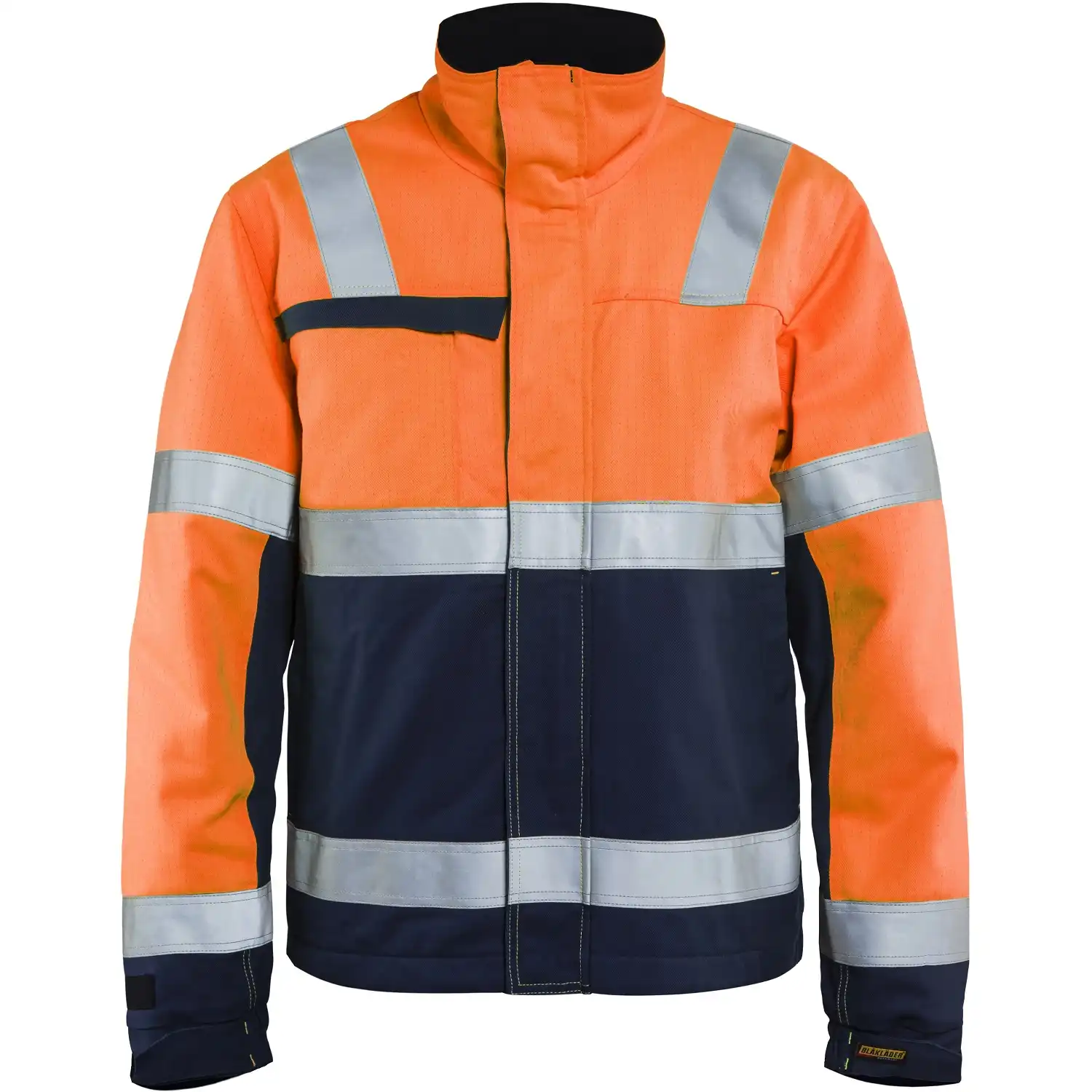 Multinorm Winterjacke "4069" INHERENT orange/marine in L - Thumbnail 1