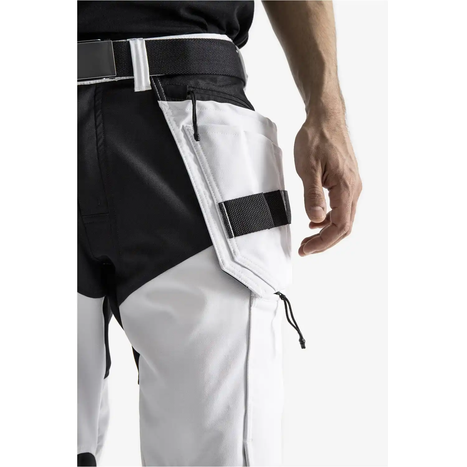 Maler Stretch Handwerkerhose "2760 LWS" weiß in C62 - Thumbnail 3