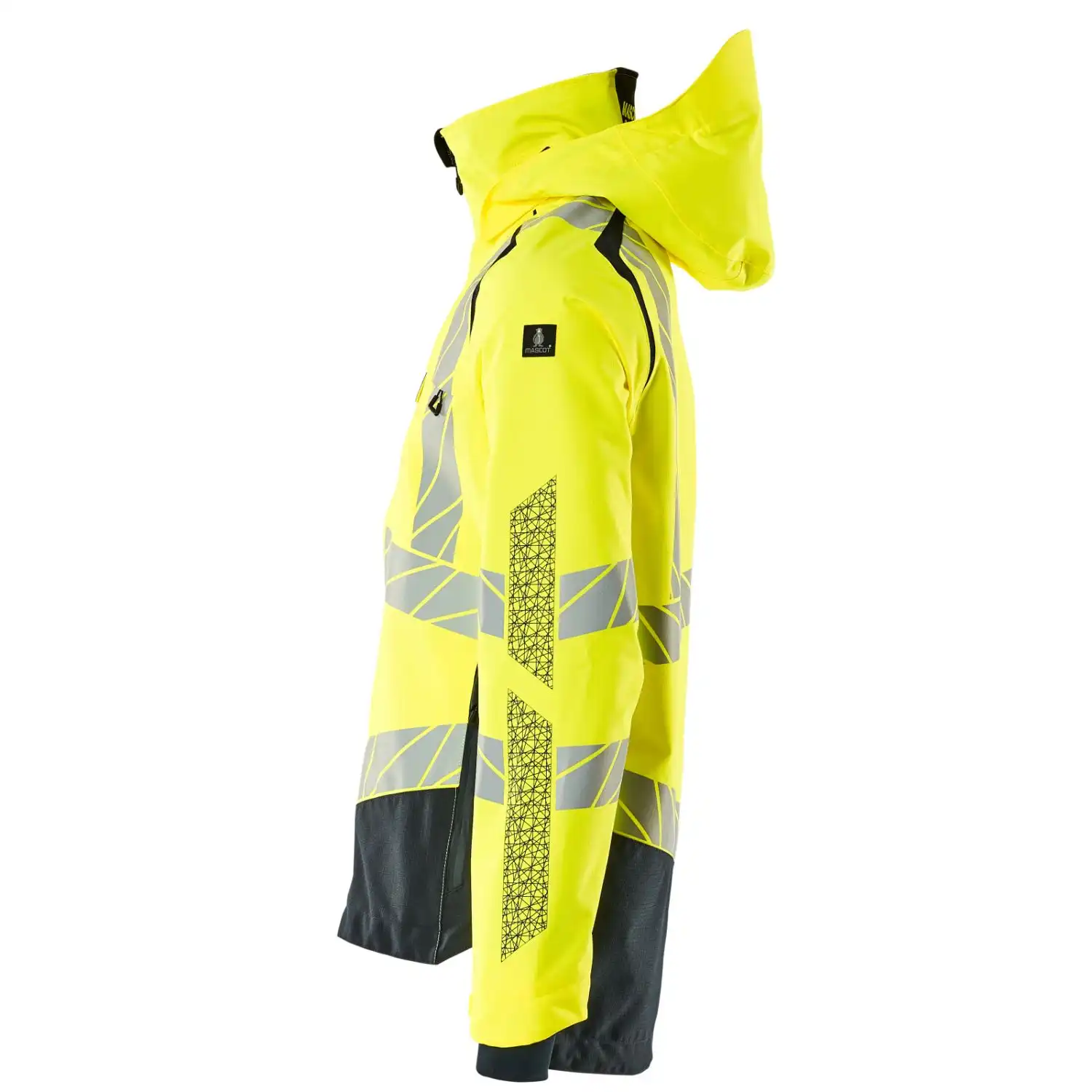 Warnschutz Regenjacke zweifarbig "ACCELERATE SAFE" in gelb/schwarz, L - Thumbnail 3