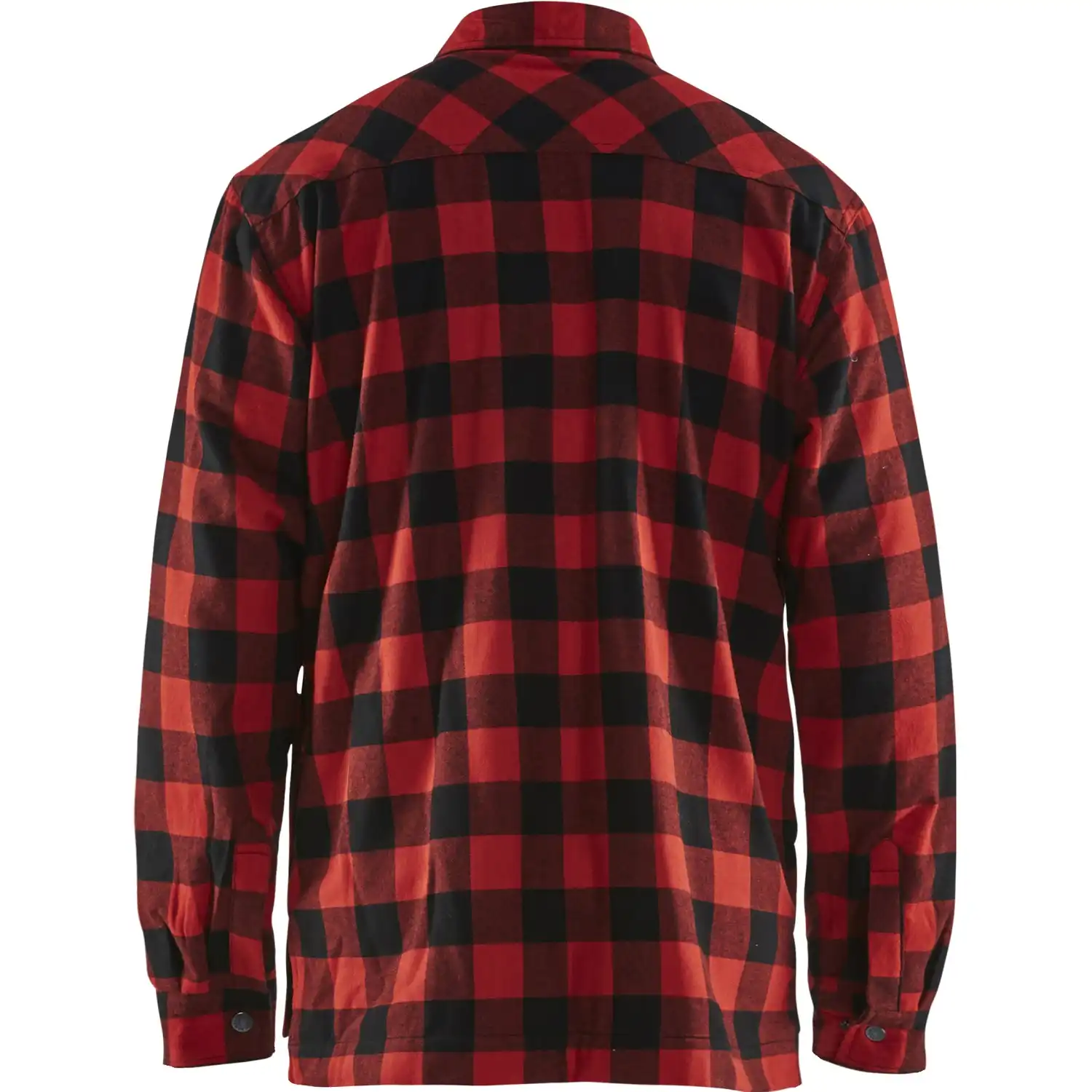 Gefüttertes Flanellhemd "3225" in rot/schwarz, 3XL - Thumbnail 2
