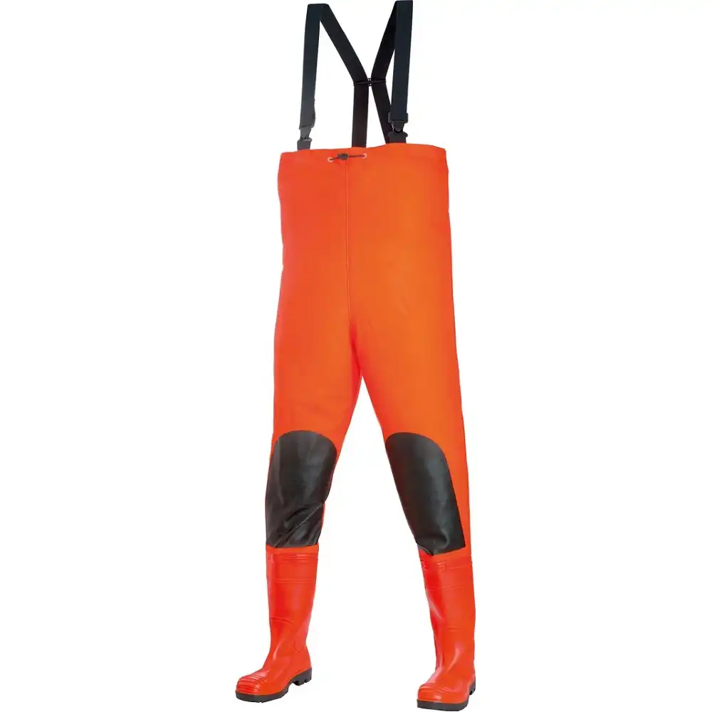 PVC-Wathose S5 "PREMIUM" Orange in 45 - Bild 1