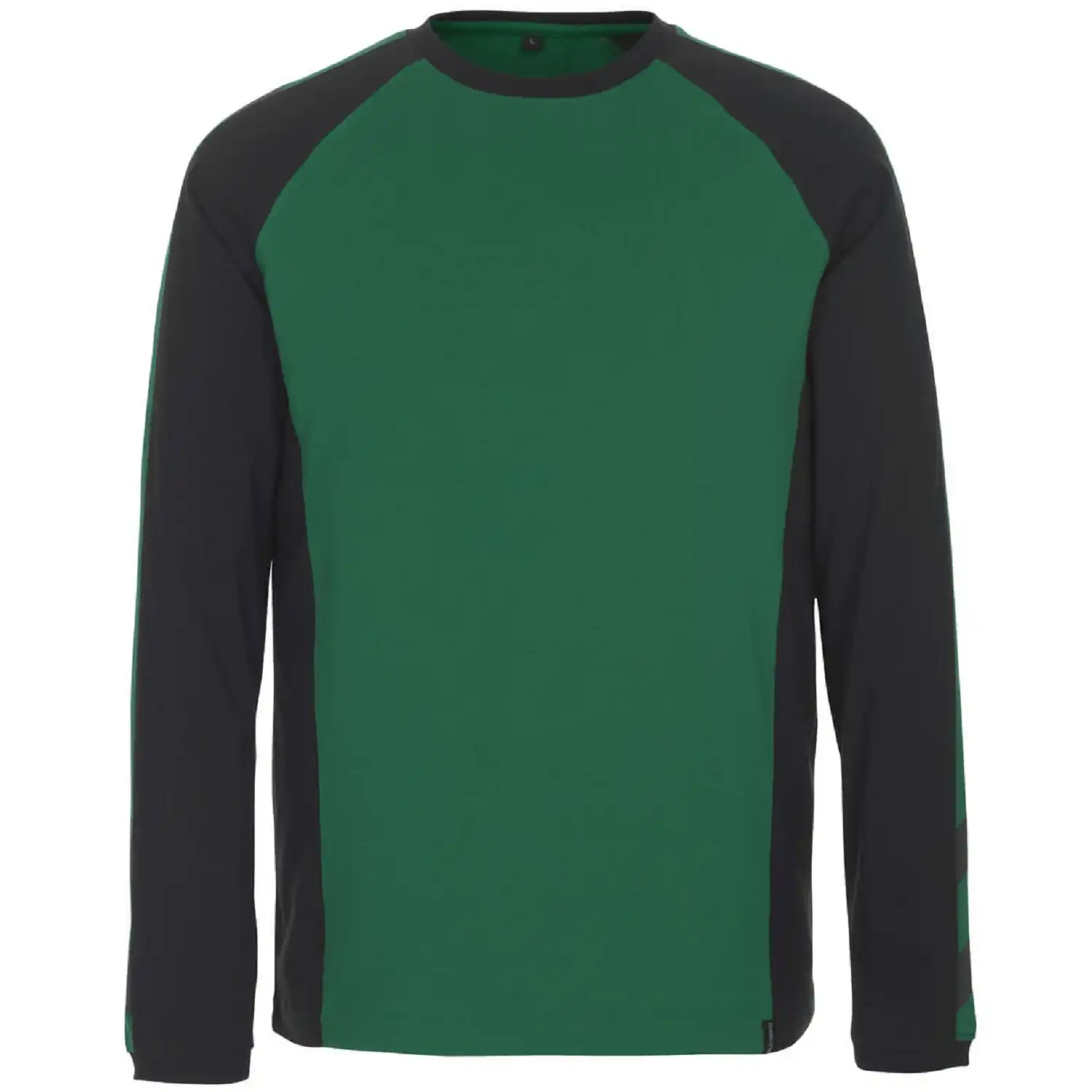 Langarmshirt "BIELEFELD" Unique in grün/schwarz, XXL - Bild 1