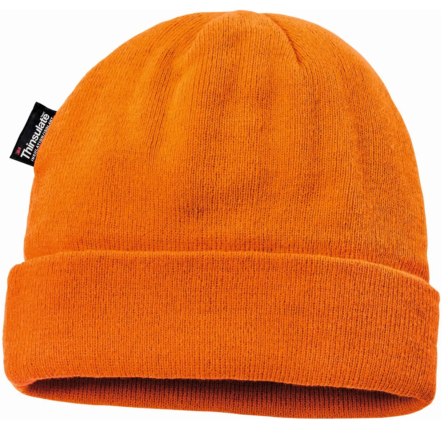 Hi-Vis Strickmütze in Orange - Bild 1