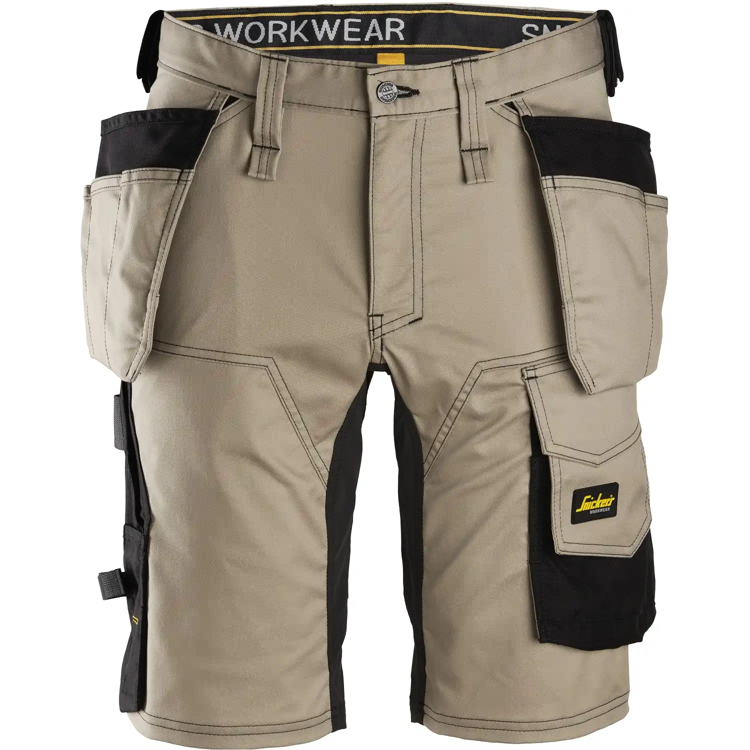 Handwerker Shorts "6141" AllroundWork in khaki/Schwarz, 50 - Thumbnail 1