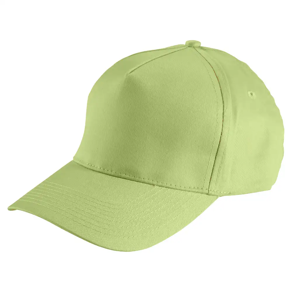 Basecap mit Druckknopf "02/116" in apple green - Thumbnail 1