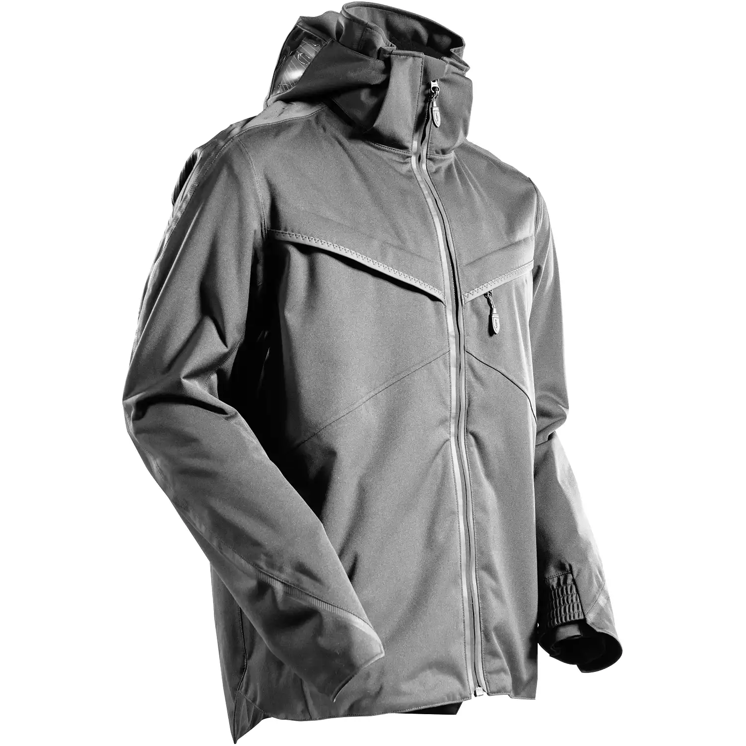 Hardshell-Regenjacke "22001-657" Customized in anthrazit, XXL - Thumbnail 1