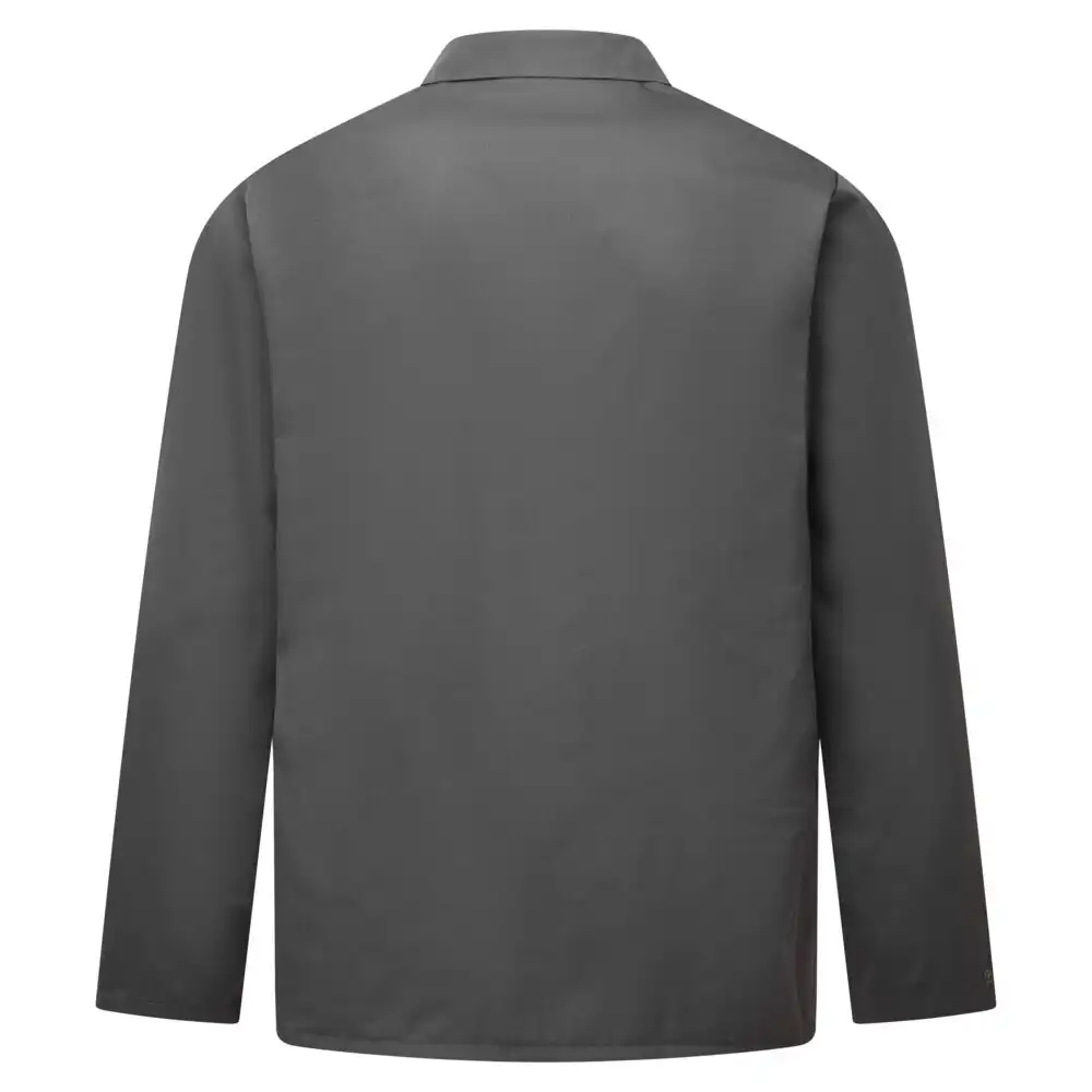 ESD Antistatik Laborjacke "AS18" in grau, L - Thumbnail 2